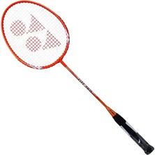 PremiumPort Hafif ve Şık 360° Kordajlı Turuncu Badminton Raketi, 95G Ağırlık