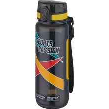 PremiumPort 800ML Spor Içme Şişi Kaymaz Tutma ve Bölmeli Tritan Malzeme