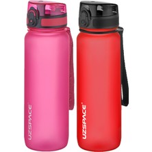 PremiumPort Çiftli Tritan Matara Seti, 800ML, 14 Renk Seçeneği, Spor ve Günlük Kullanım
