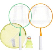 PremiumPort Çocuklar Için Renkli Badminton Raket Seti, Eğlenceli Oyunlar Için Ideal