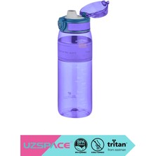 PremiumPort 600ML Silikon Gövde Tritan Su Matara, Rahat Içim, Bpa ve Koku Yok