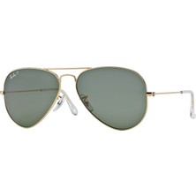 Ray-Ban Rb 3025 001/58 58-14 Polarize Unisex Güneş Gözlüğü Aviator