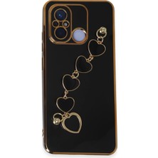 Pazarcan Redmi 12C Kılıf Esila Silikon - Siyah