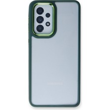 Pazarcan Galaxy A73 5g Kılıf Dora Kapak - Haki Yeşil