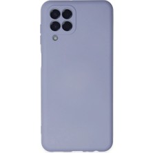 Pazarcan Galaxy M33 Kılıf Nano Içi Kadife Silikon - Lila
