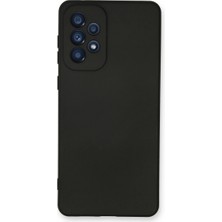 Pazarcan Galaxy A53 5g Kılıf Nano Içi Kadife Silikon - Siyah