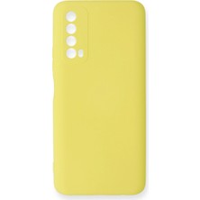 Pazarcan P 2021 Kılıf Nano Içi Kadife Silikon - Sarı