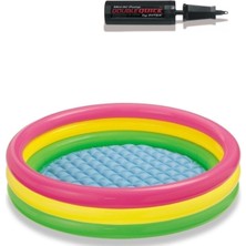 PremiumPort Şişme Sunset Havuz 114X25, Pompa Hediyeli, Rahat ve Eğlenceli Yaz Keyfi