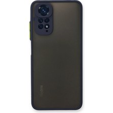 Pazarcan Redmi Note 11 Kılıf Montreal Silikon Kapak - Lacivert