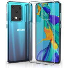 Pazarcan Galaxy S20 Kılıf Lüx Şeffaf Silikon