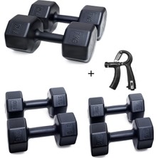 PremiumPort Dambıl Seti 3 Çift, 3-7 Kg, Ayarlanabilir Sayaçlı, Spor ve Fitness Için