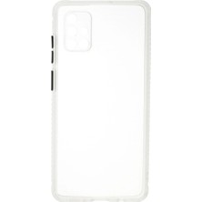 Pazarcan Galaxy A71 Kılıf Miami Şeffaf Silikon - Şeffaf