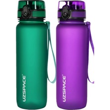 PremiumPort 2'li 800ML Tritan Su Matara Seti, Bpa, Koku ve Sızdırmaz Tasarım