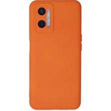 Pazarcan A96 Kılıf Nano Içi Kadife Silikon - Turuncu