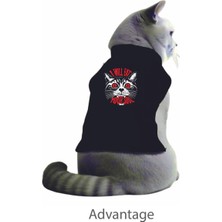 Feyza Design Renkli Kedi Desenli Yumuşak ve Rahat Sweatshirt