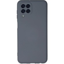 Pazarcan Galaxy M33 Kılıf Nano Içi Kadife Silikon - Gri