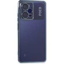 Pazarcan Poco X5 5g Kılıf Lensli Silikon - Açık