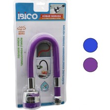 Metal - Renkli Silikon Kaplı Kubar - Batarya Borusu Topaç Başlık= Kademeli 360 Derece Yaylı Vakumlu Ambalaj (4887)