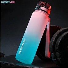 Uzspace 1000ML Çift Renk Softtouch Tritan Spor Su Matara Büyük Boy