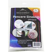 İsmiyle Al Çift Kanat Tül Pencere Sineklik 100X150CM - 5mt Bant (5067)