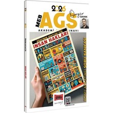 Anla Kazan Yayınları Yargı 2026 Meb-Ags Insan Hakları Konu Anlatımlı Soru Bankası - Özgür Özkınık Yargı Yayınları