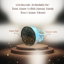 Abdulfettah Ismi Azam Vefkli Gümüş Yüzük: Havas Ilmiyle Işlenmiş Manevi Zırh ve Heybet Tılsımı