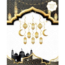 Fta Ticaret Ramazan Tavan Süsü 10'lu Metalize Gold