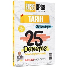 Indeks Akademi 2026 Kpss Tarih Simülasyon 25 Deneme Çözümlü - Aydın Yüce Indeks Akademi Yayıncılık