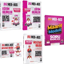 Yeni Ags Sistemi - Indeks Akademi 2026 Meb-Ags Eğitim Bilimleri + Mevzuat Bilgisi Video Ders Notları + Maarif Modeli Soru Bankası 5 Li Set - Zeynep Salman Içli, Emrah Vahap Özkaraca Indeks Akademi Yay