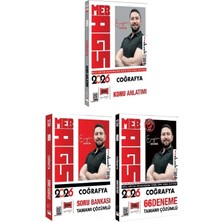 Yargı 2026 Meb-Ags Coğrafya Konu Anlatımı + Soru Bankası + 66 Deneme 3 Lü Set - Engin Eraydın Yargı Yayınları