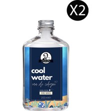 Özcan Deluxe Seri Cool Water Kolonyası Parfümlü Okyanus Buz Ice Kokulu Kolonya 200 ml x 2 Cam Şişe