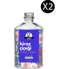 Özcan Deluxe Seri Kiraz Çiçeği Kolonyası Parfümlü Sakura Çiçeği Kokulu Kolonya 200 ml x 2 Cam Şişe