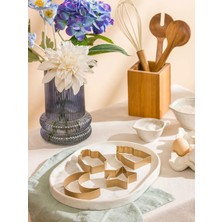 LC Waikiki Sarı Metal Kurabiye Kalıbı 4 Lü  (S6)