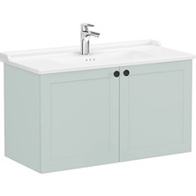 Vitra 68749 Root Classic Lavabo Dolabı + 66903 Base Aynalı Banyo Dolabı