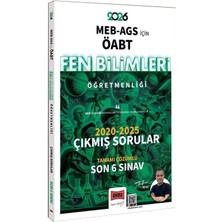 Yargı 2026 Öabt Meb-Ags Fen Bilimleri Öğretmenliği Çıkmış Sorular Son 6 Sınav Çözümlü - Tufan Genç Yargı Yayınları