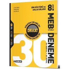 Hız Yayınları 8. Sınıf Din Kültürü ve Ahlak Bilgisi Dikkat Sınavda Çıkabilir 30 Deneme Hız Yayınları