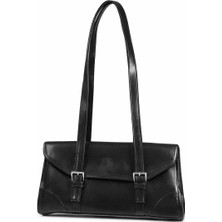 Tandi Bags Velora Vintage Baget Çanta Siyah