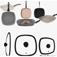 SLKNMTFK Diamond Kare 28X28 Silikon Cam Kapak ve  Kulp