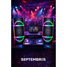 Septembris Septembrıs Pulsex Rgb Party Hoparlörü- Mikrofonlu