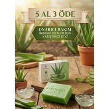 Sapovera Aloe Vera Sabunu Doğal El Yapımı Ferahlatıcı Temizlik – 100 gr
