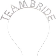 Ttt Gümüş Kaplama Kristal Taşlı Team Bride Taç
