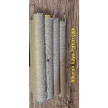Feyza Design Yedek M8 Uyumlu Kedi Tırmalama Çubuğu, 4mm Jüt, 520G, Dayanıklı ve Güçlü