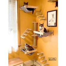 Feyza Design Lüks 7 Parça Kedi Eğlence ve Konfor Seti