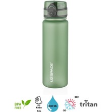 PremiumPort Şeffaf Tritan Matara 650 Ml, Hafif ve Dayanıklı Tasarım