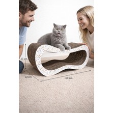 Feyza Design Renkli Karton Kedi Tırmalama Oyuncağı, Eğlenceli ve Dayanıklı Tasarım