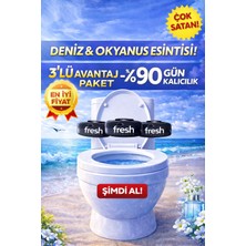 Fresh Products 🚽 Fresh Clip 2.5 Bodrum Nights Tuvalet Klozet Koku Giderici – 3'lü Set