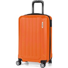 Polo&Sky Spring Model Turuncu Renk Kabin Boy Valiz Bavul