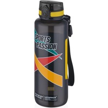 PremiumPort 1500ML Spor Su Şişesi, Kaymaz Tutmalı, Bölmeli, Tritan Malzeme