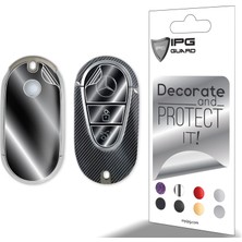 Mercedes C E S Glc Cle Eqe Eqs Sl Smart Key Koruyucu –sticker Seti (Kılıf Değildir) (Siyah Karbon)