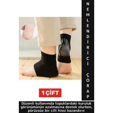Wintoup Ergonomik Konforlu Kaymaz Ağrı Azaltan Esnek Silikon Çok Şık Unisex Nemlendirici Topuk Çorabı